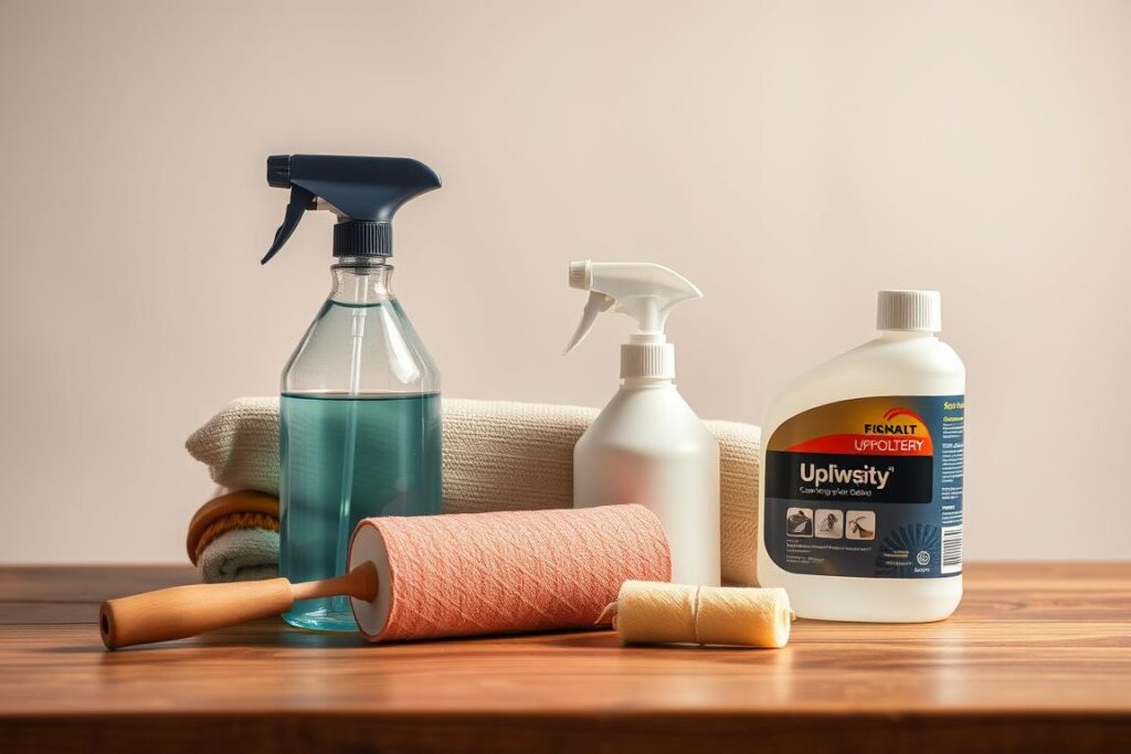 Produtos para limpar estofados